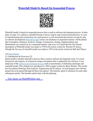 Advantages And Disadvantages Of The Activities Of Software... | PDF