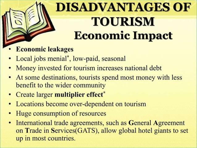 disadvantages of tourism product