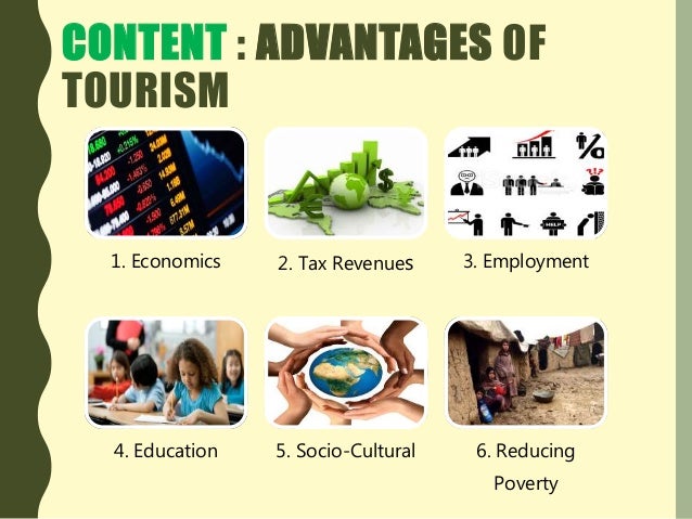 advantage of tourism