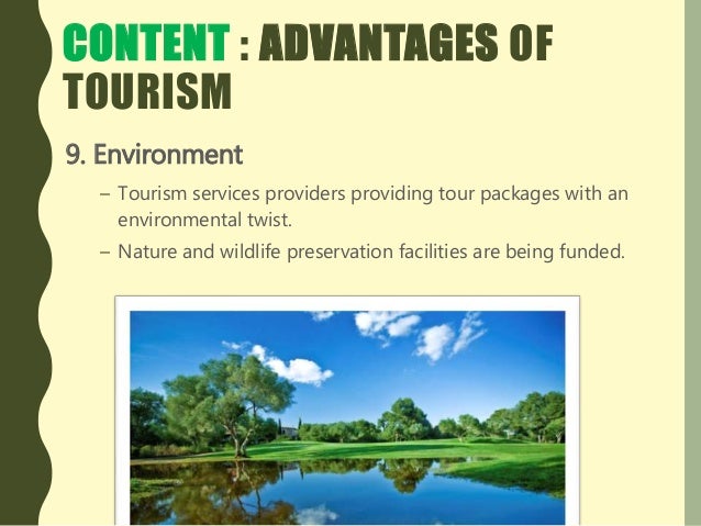 disadvantages of tourism environmental