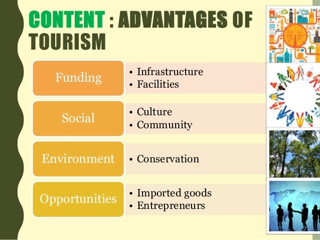 advantage and disadvantage of tourism