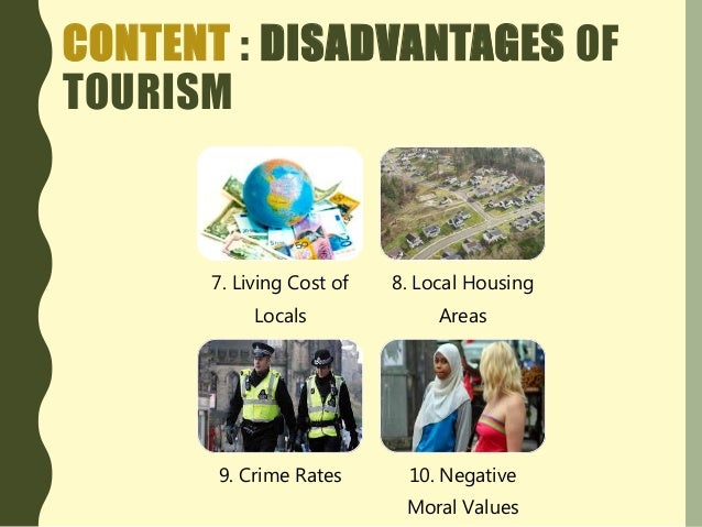 5 disadvantages of tourism