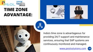 TIME ZONE
ADVANTAGE:
www.peolsolutions.com
 