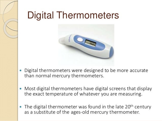 digital thermometer working