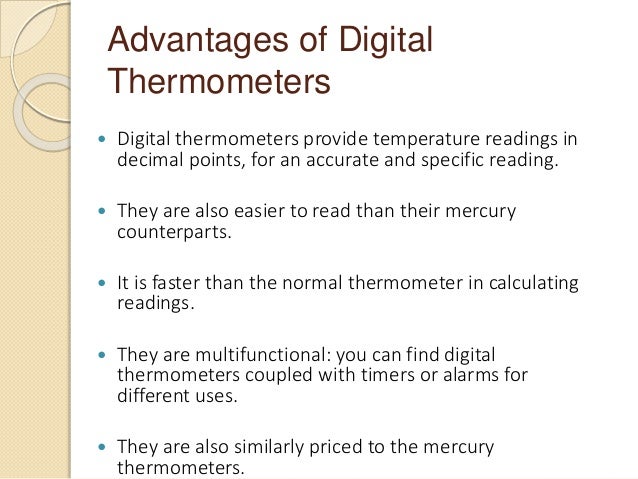 about digital thermometer