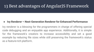 Advantages of AngularJS | PPT