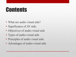 Advantages of audio visual aids | PPTX