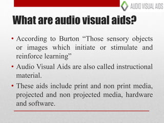 Advantages of audio visual aids | PPTX