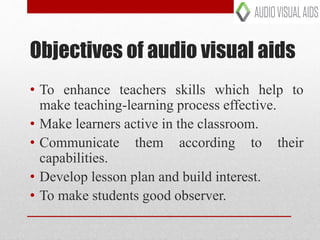 Advantages of audio visual aids | PPTX