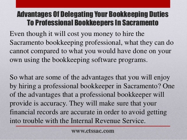 Advantages Of Delegating Your Bookkeeping Duties To Professional Book 