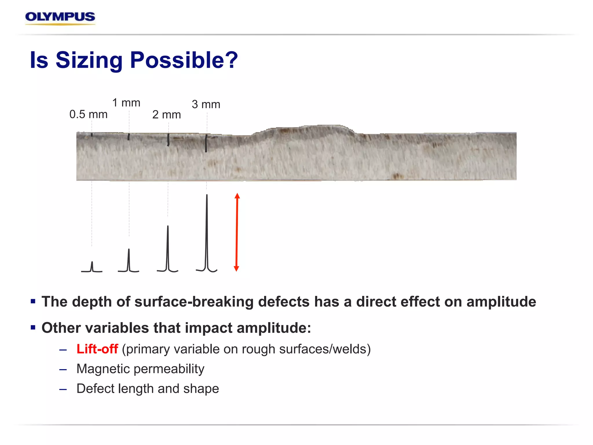 Lift Off Defect Advantages of Eddy Current Array over Magnetic Particle and Penetrant ...