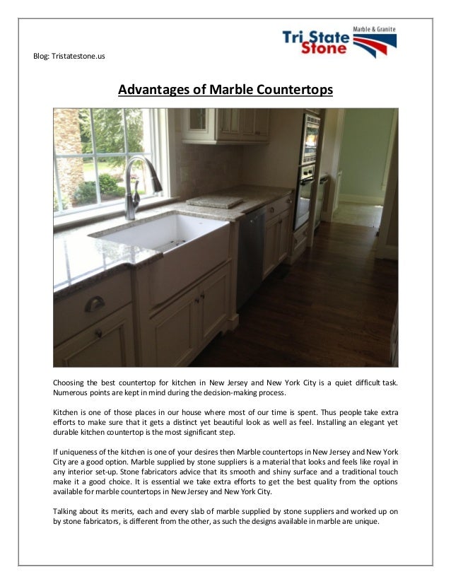 Advantages Of Marble Countertops