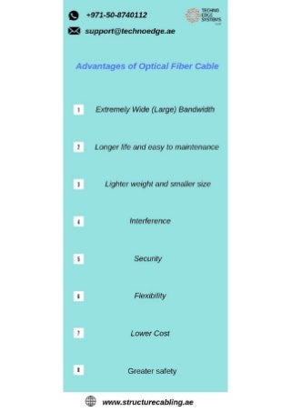 Advantages of optical fiber cable