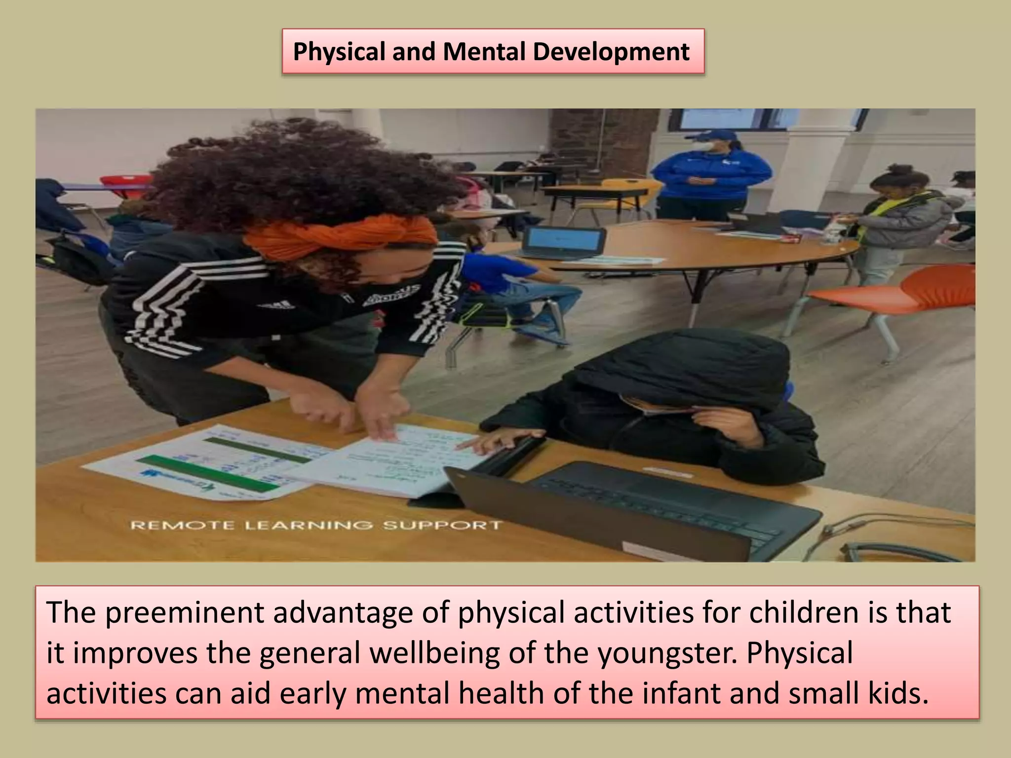 Advantages of physical activity for kids | PPTX