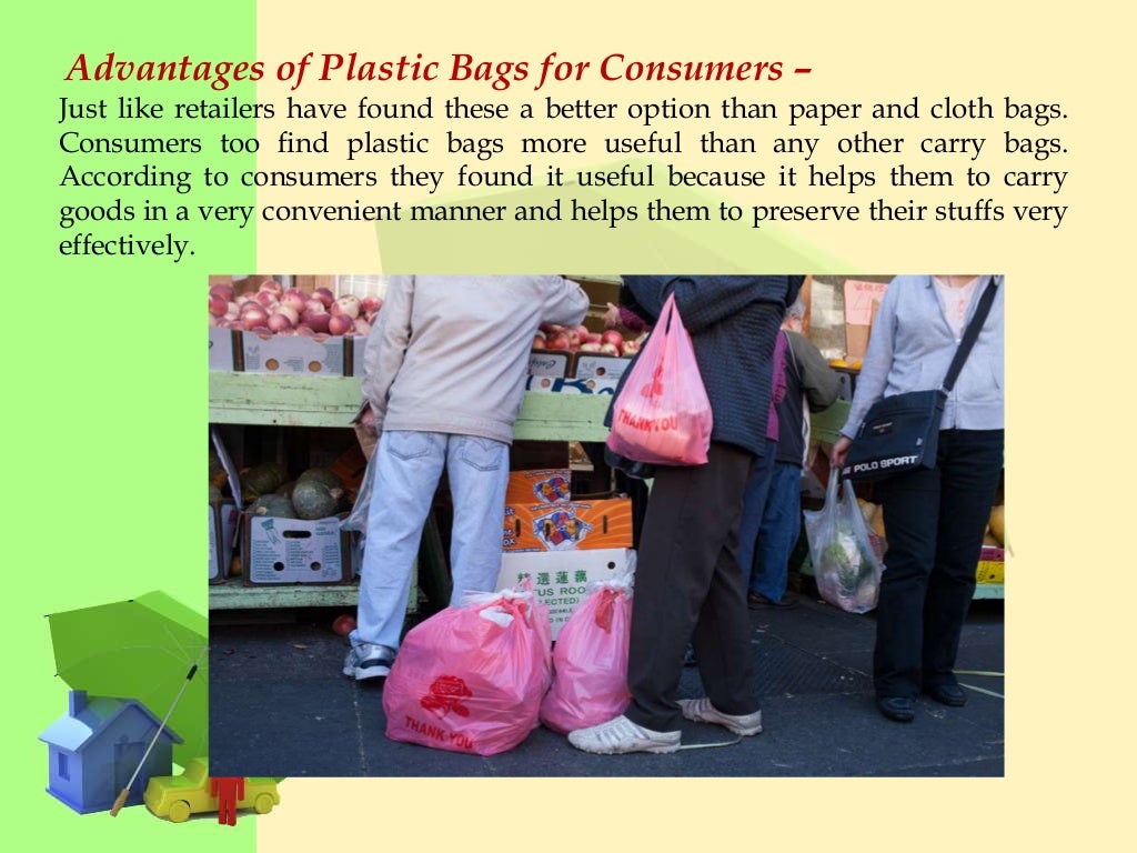 Advantages of plastic grocery bags