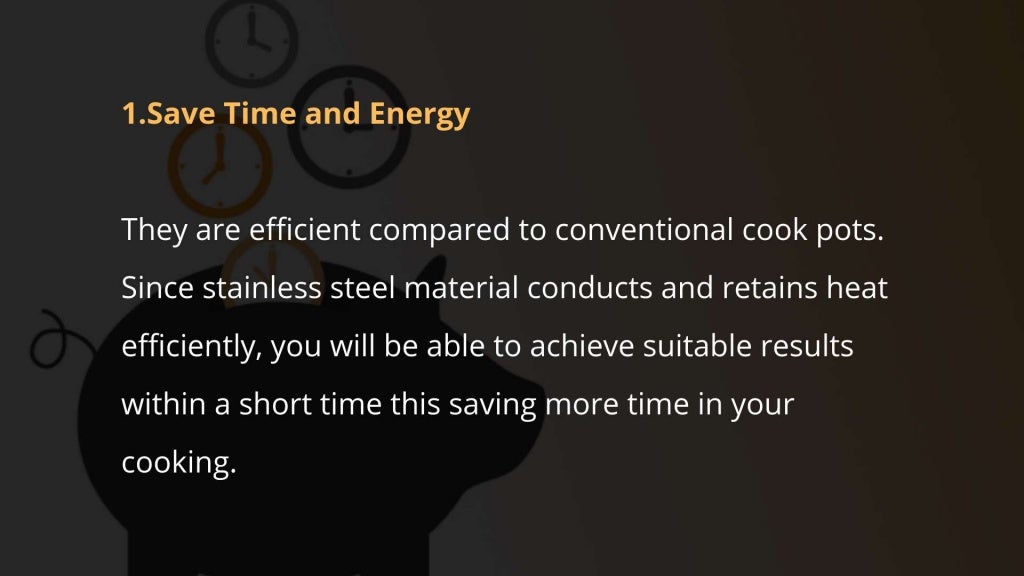 Advantages of stainless steel pressure cookers