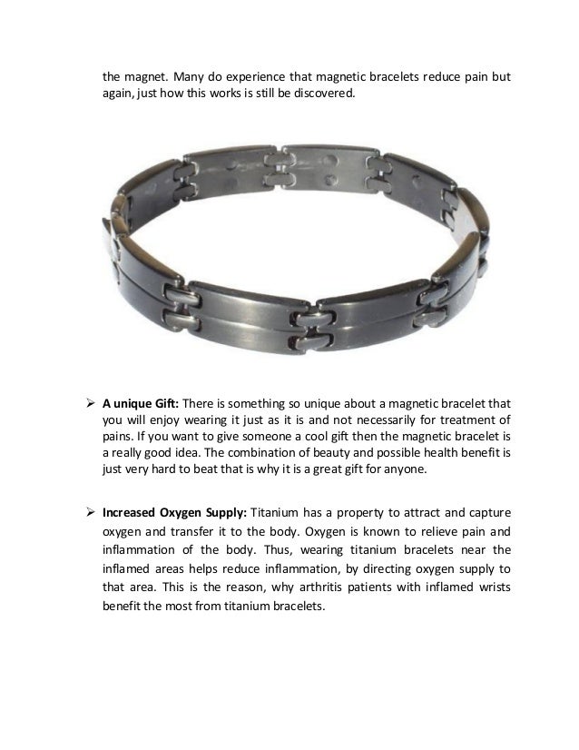Advantages of titanium bracelets
