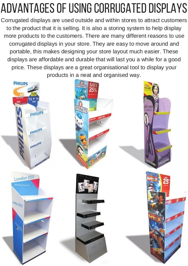 Advantages of Using Corrugated Displays