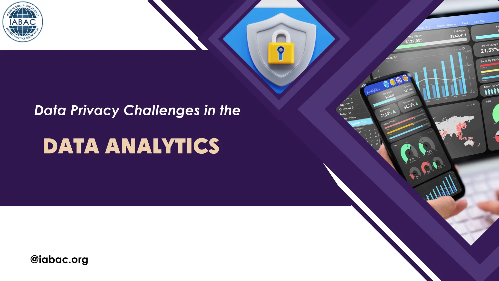 Data Privacy Challenges in the
DATA ANALYTICS
www.reallygreatsite.com
@iabac.org
 