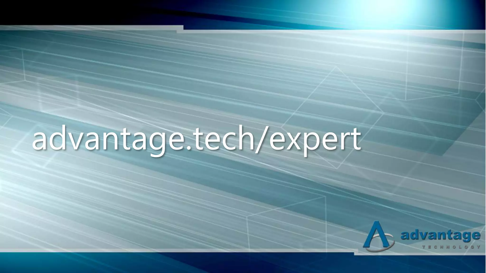 advantage.tech/expert
 