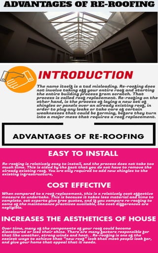 Advantages Of Re-Roofing