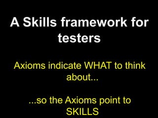 The delusion of process models(e.g. CMM)Google search“CMM” – 22,300,000“CMM Training” – 48,200“CMM improves quality” – 74 (BUT really 11 – most of these have NOTHING to do with software)A Gerrard Consulting client…CMM level 3 and proud of it (chaotic, hero culture)Hired us to assess their overall s/w process and make recommendations (quality, time to deliver is slipping)40+ recommendations, only 7 adopted – they couldn’t changeHow on earth did they get through the CMM 3 audit?