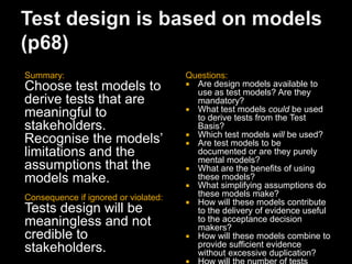 “Test Process Improvement is a Waste of Time”Using process change to fix cultural or organisational problems is never going to workImproving test in isolation is never going to work eitherNeed to look at changing context rather than values…