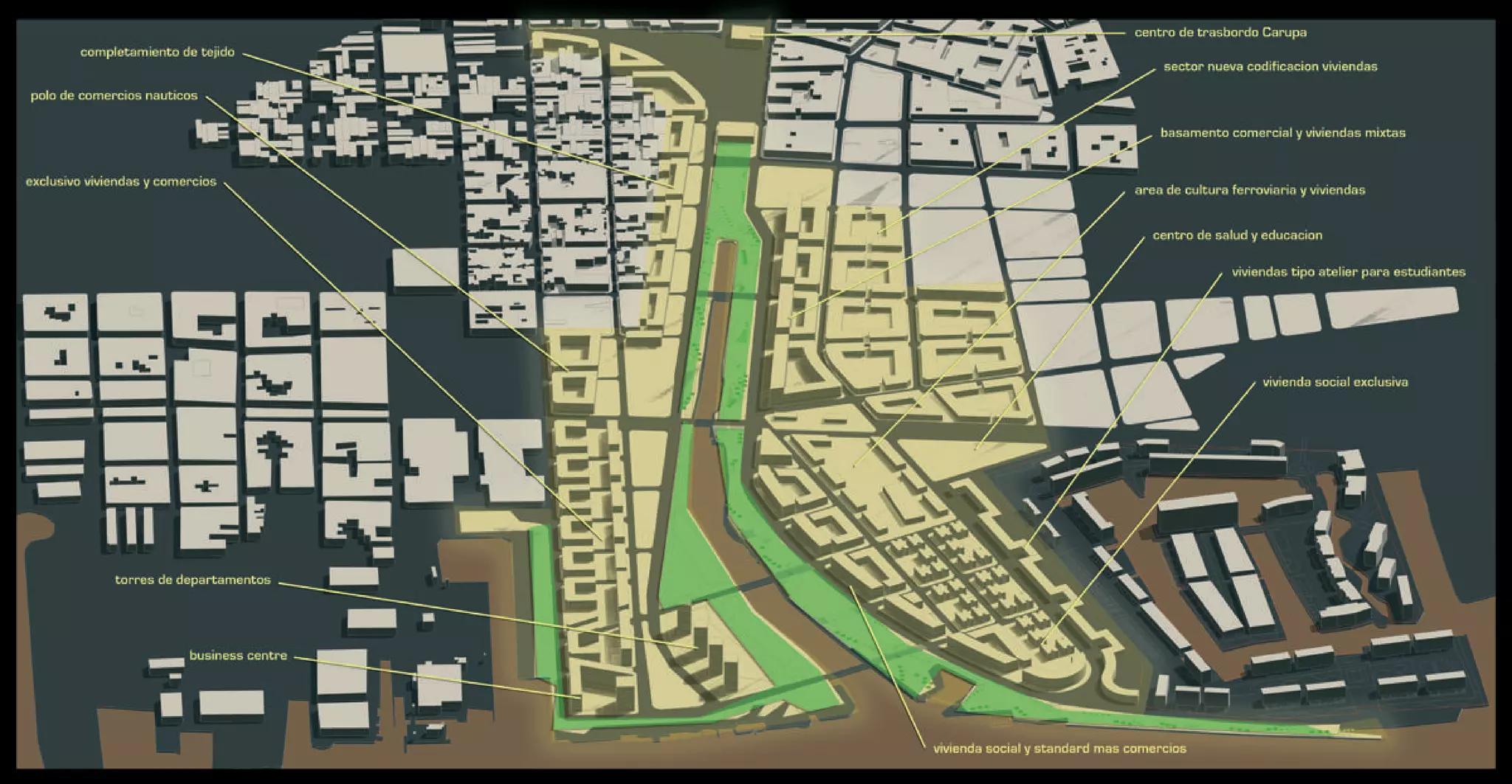 HMCM ARQUITECTURA - DIBUJOS ESPACIALES