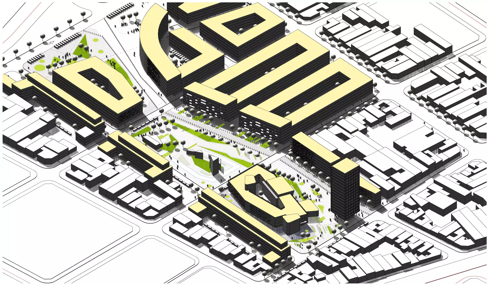 HMCM ARQUITECTURA - DIBUJOS ESPACIALES
