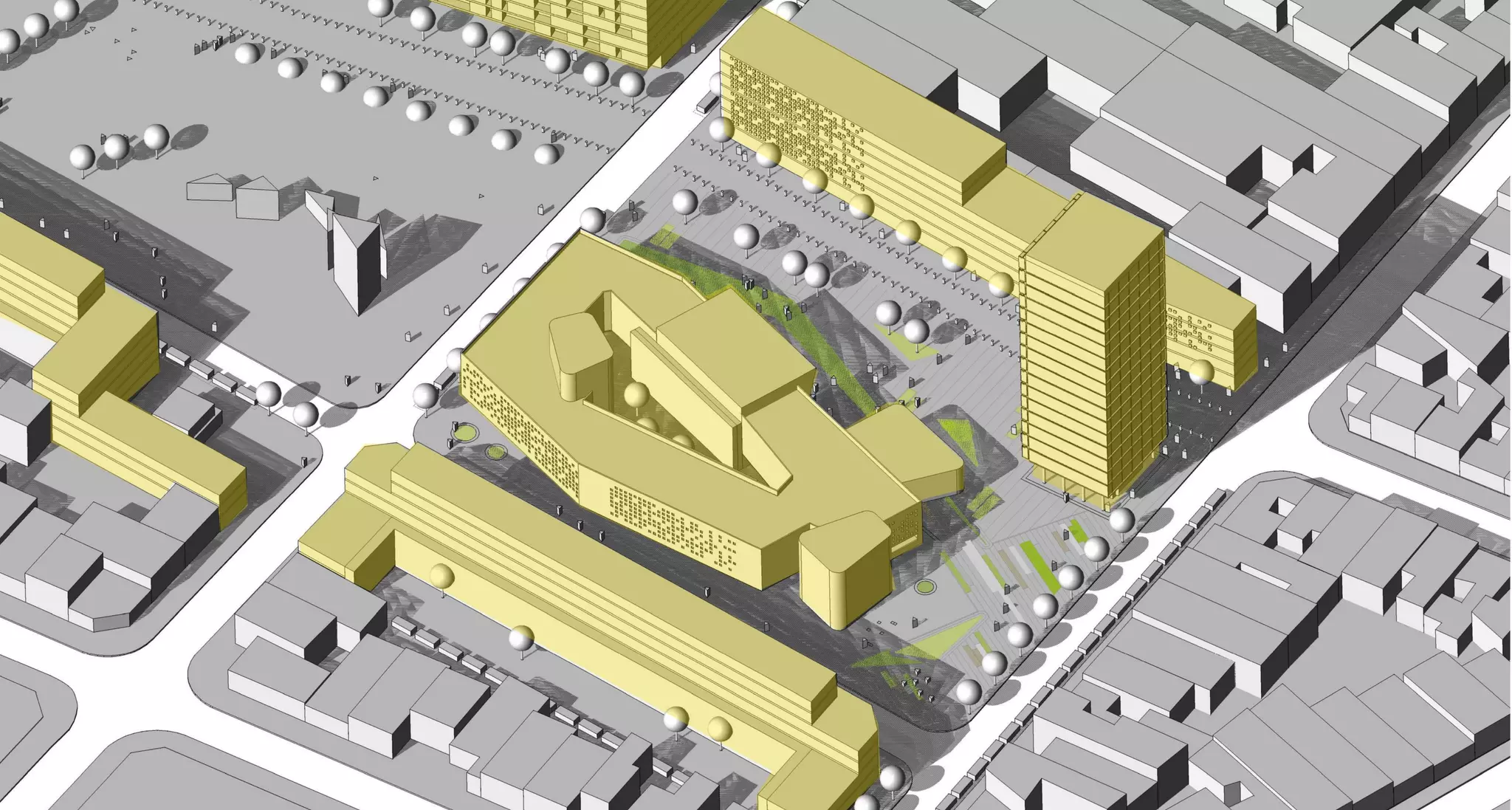 HMCM ARQUITECTURA - DIBUJOS ESPACIALES