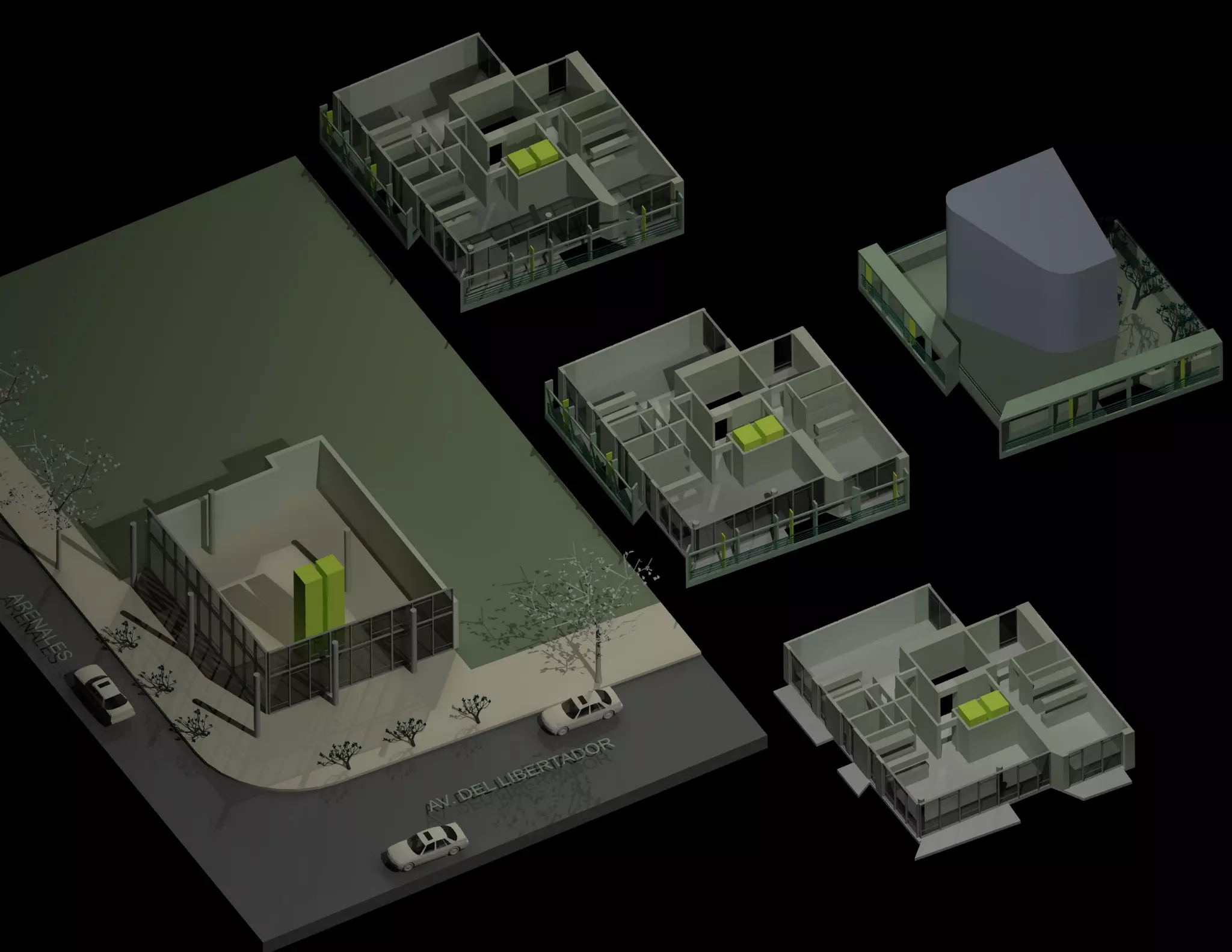 HMCM ARQUITECTURA - DIBUJOS ESPACIALES