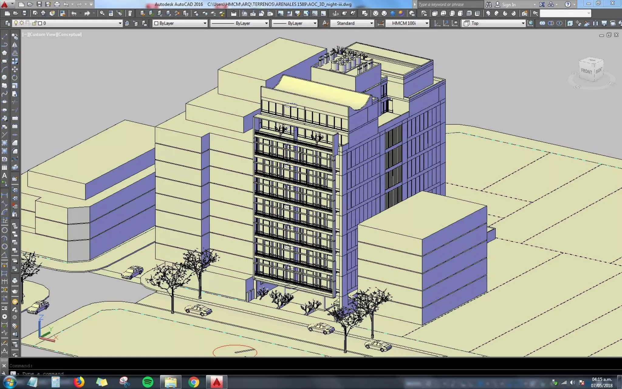 HMCM ARQUITECTURA - DIBUJOS ESPACIALES