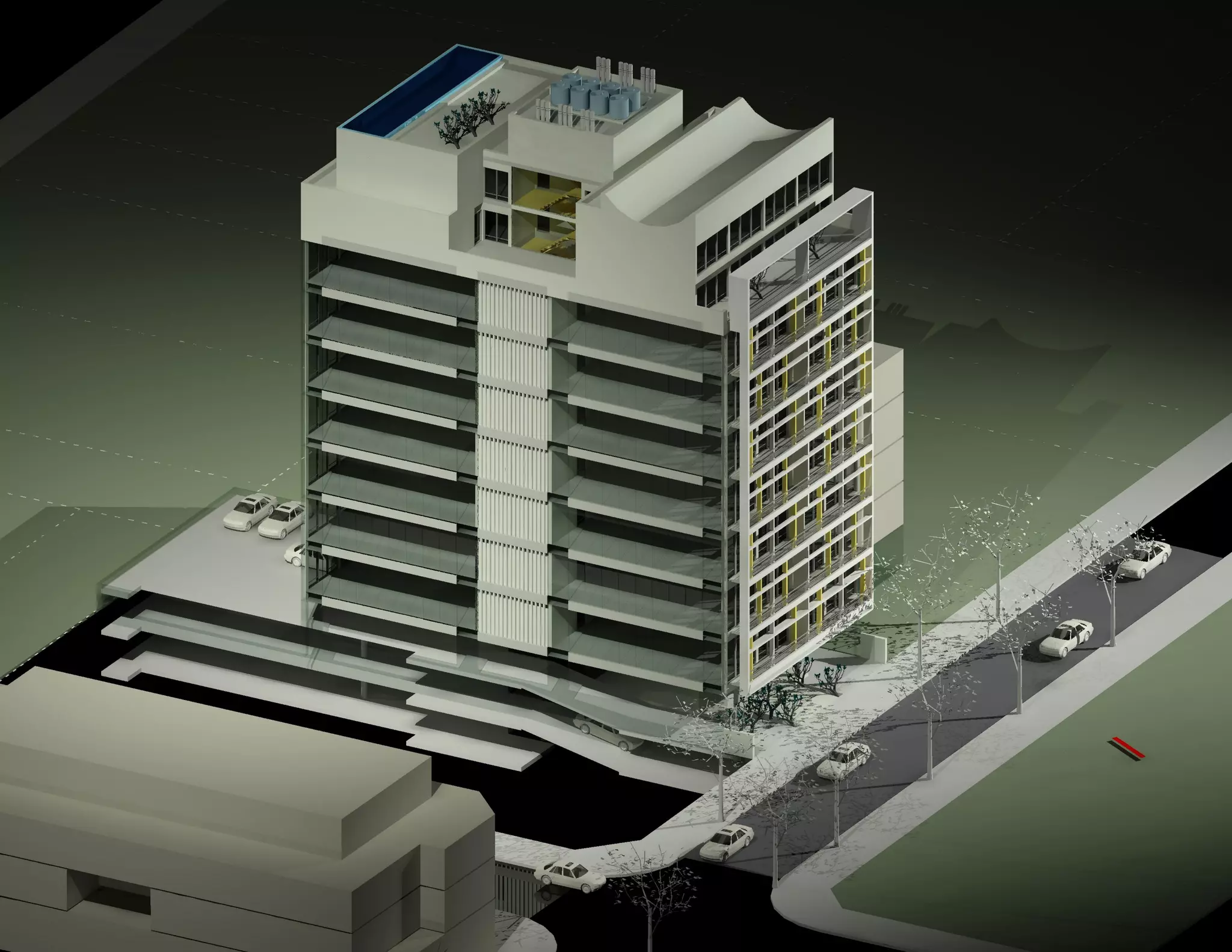 HMCM ARQUITECTURA - DIBUJOS ESPACIALES