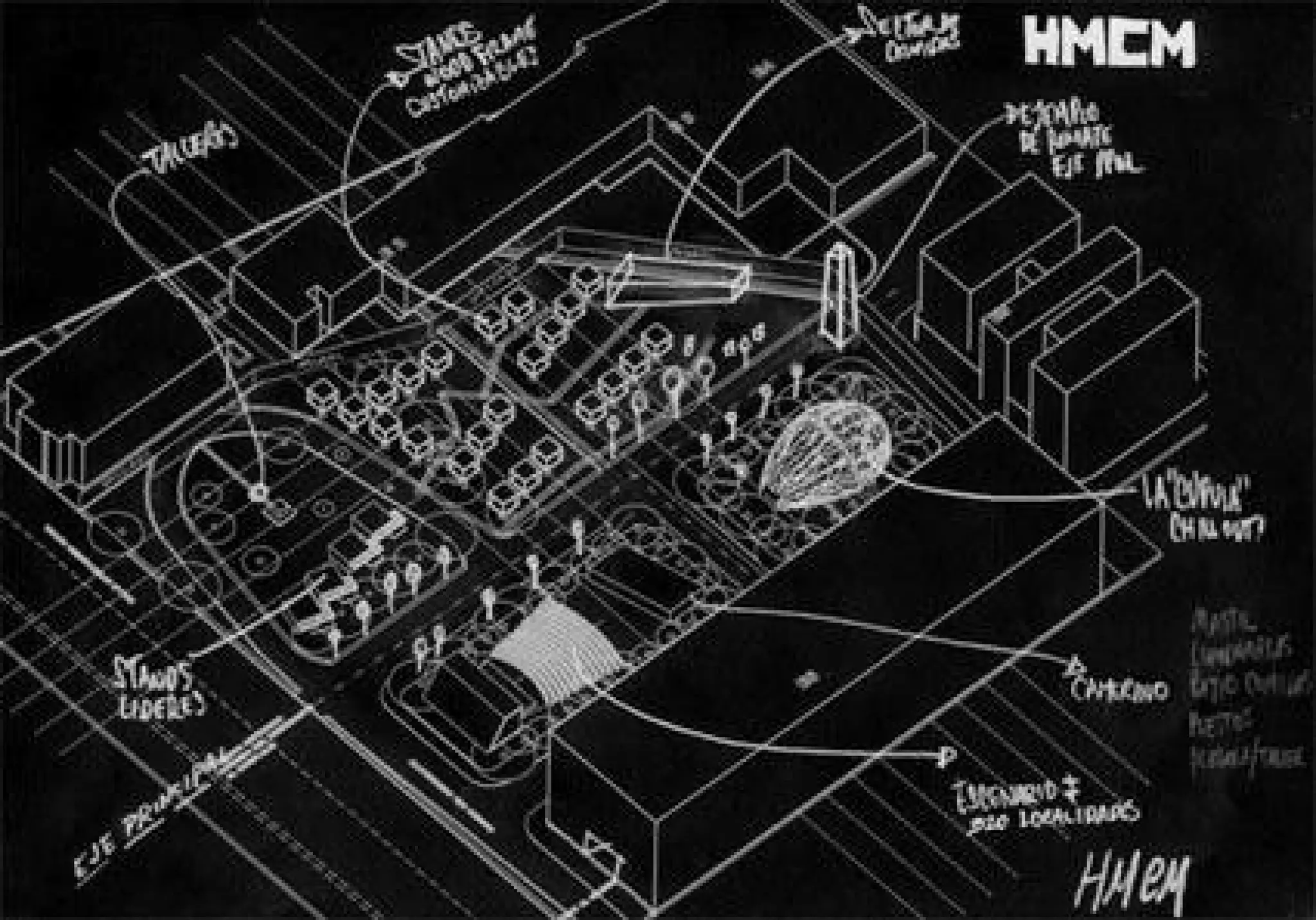 HMCM ARQUITECTURA - DIBUJOS ESPACIALES