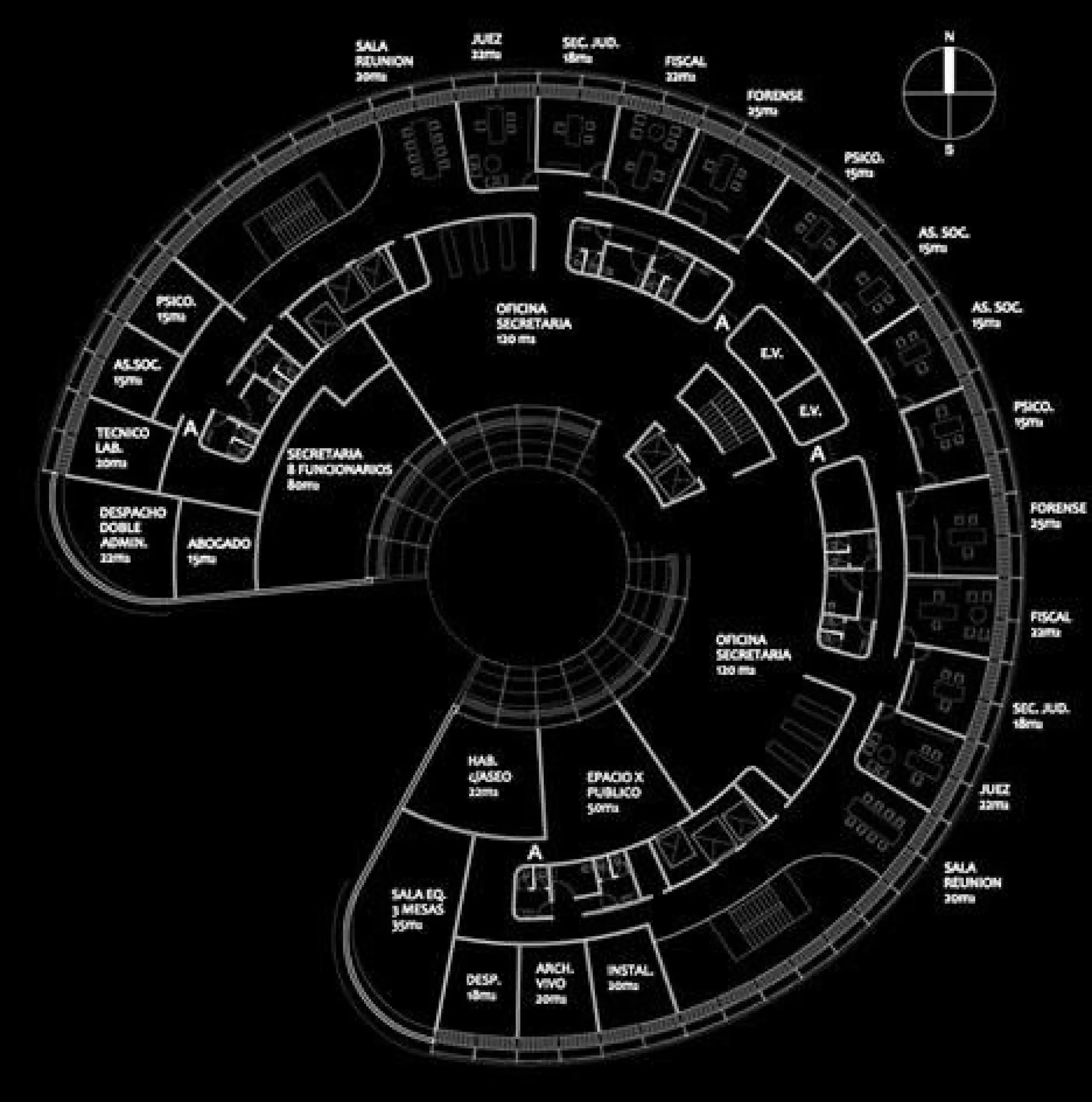 HMCM ARQUITECTURA - DIBUJOS ESPACIALES