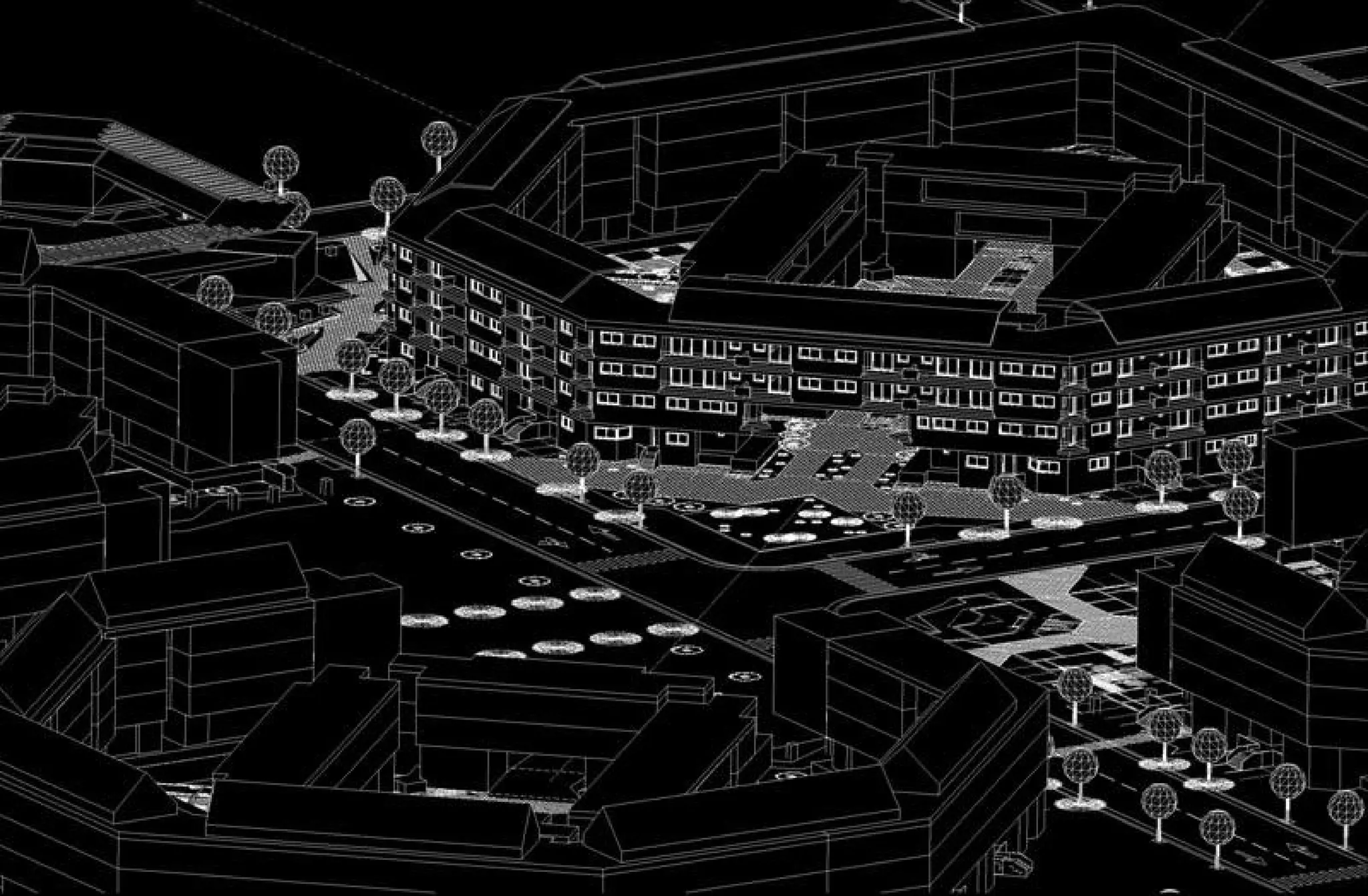 HMCM ARQUITECTURA - DIBUJOS ESPACIALES