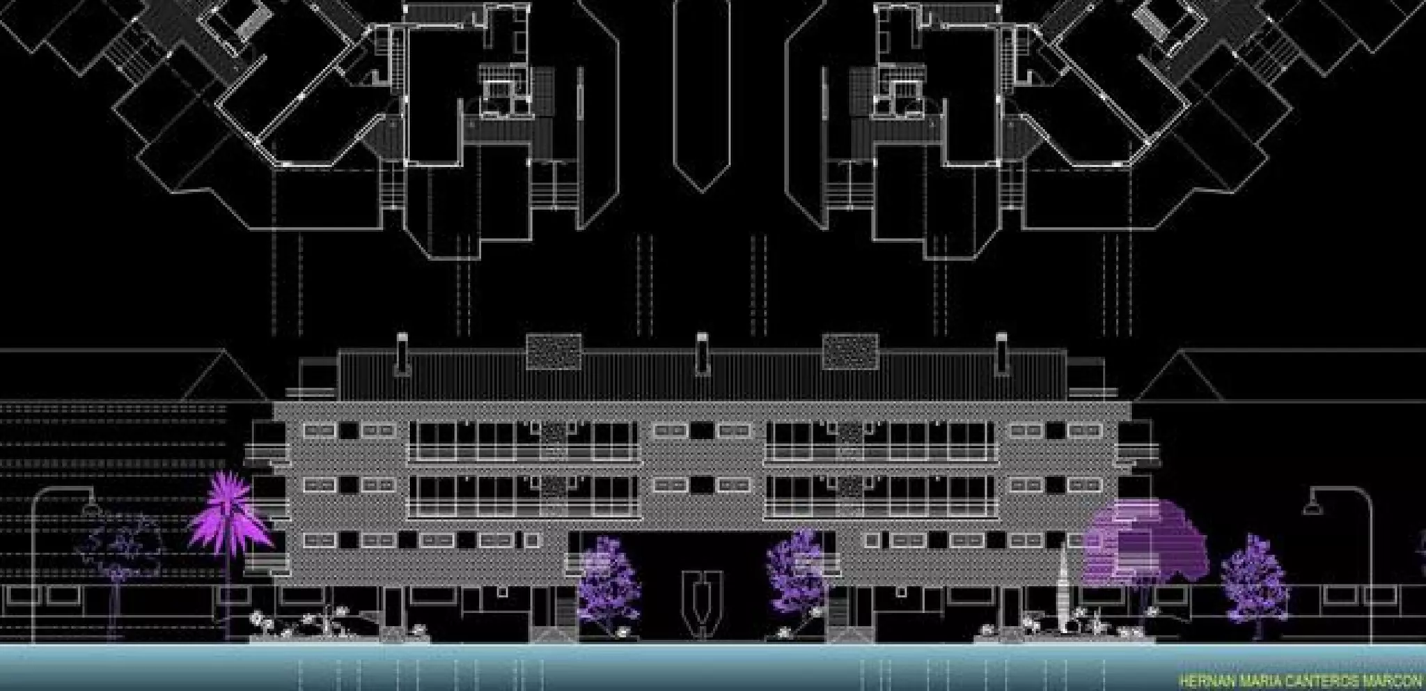 HMCM ARQUITECTURA - DIBUJOS ESPACIALES