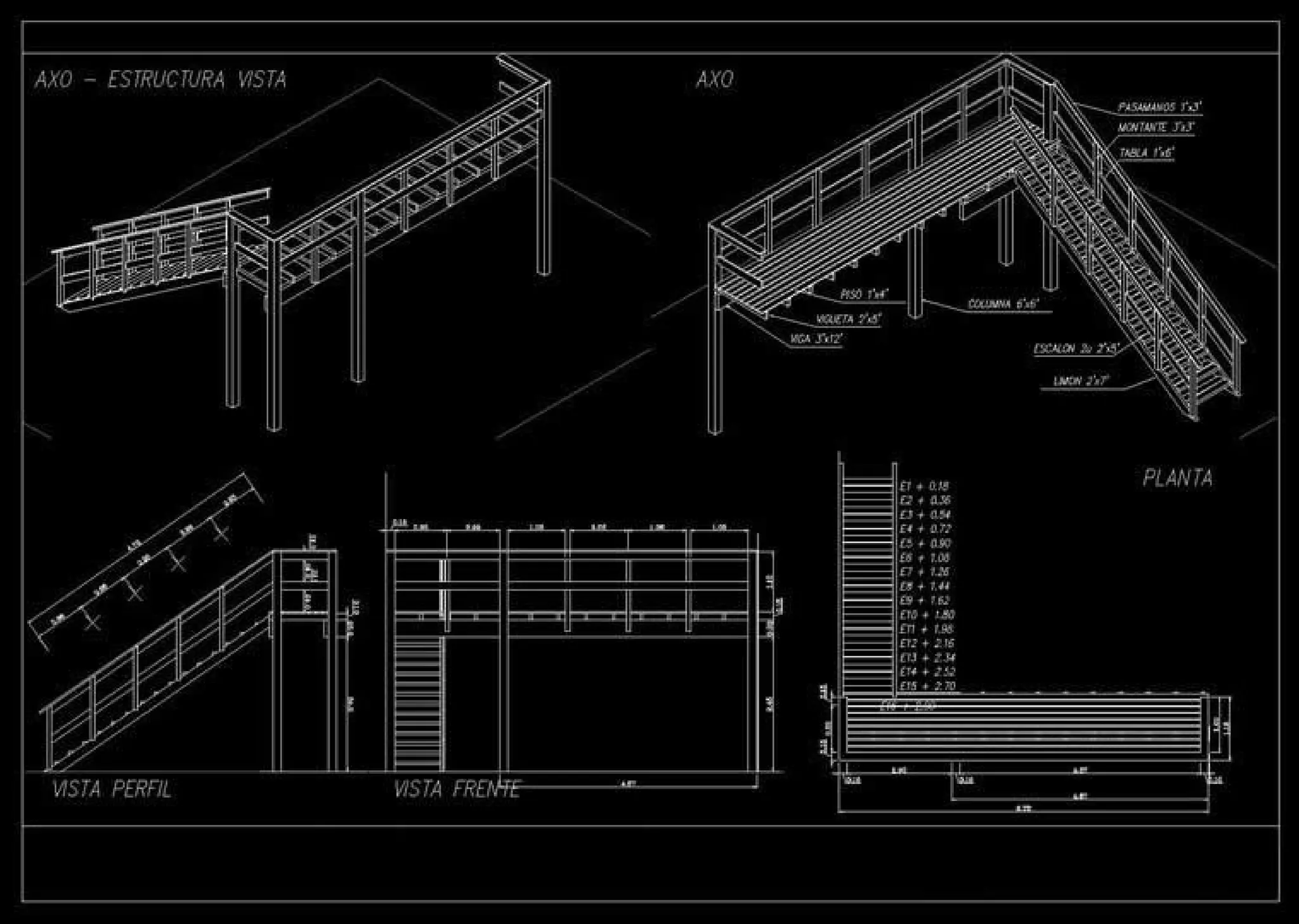 HMCM ARQUITECTURA - DIBUJOS ESPACIALES
