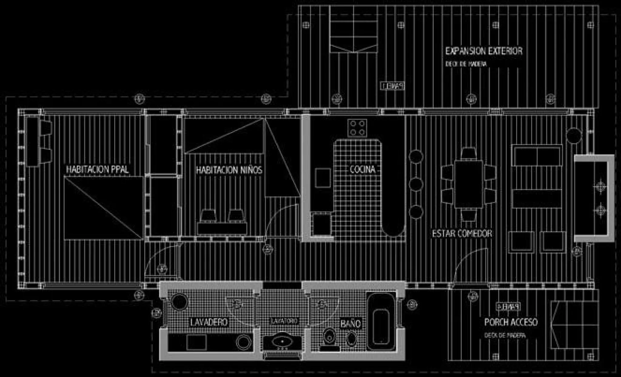 HMCM ARQUITECTURA - DIBUJOS ESPACIALES