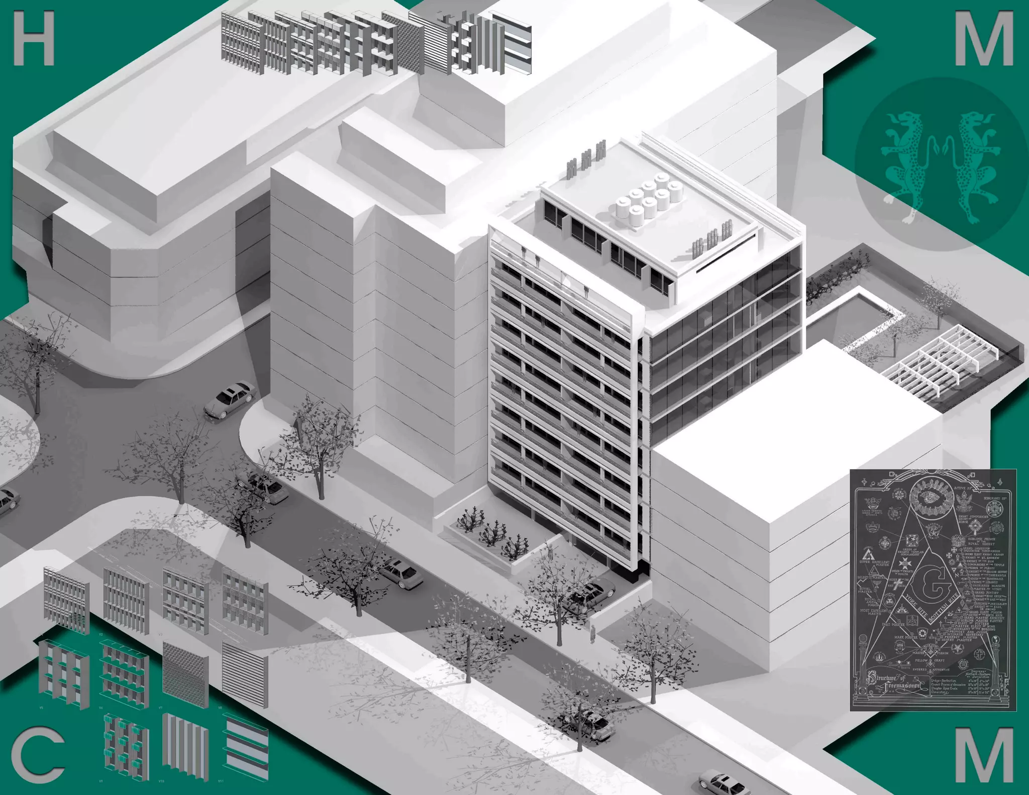 HMCM ARQUITECTURA - DIBUJOS ESPACIALES