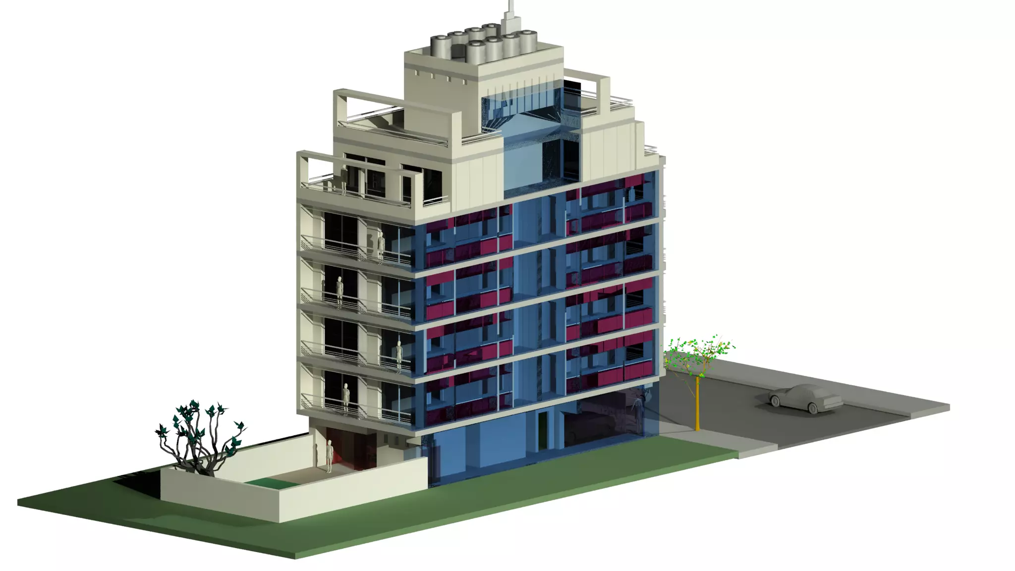HMCM ARQUITECTURA - DIBUJOS ESPACIALES