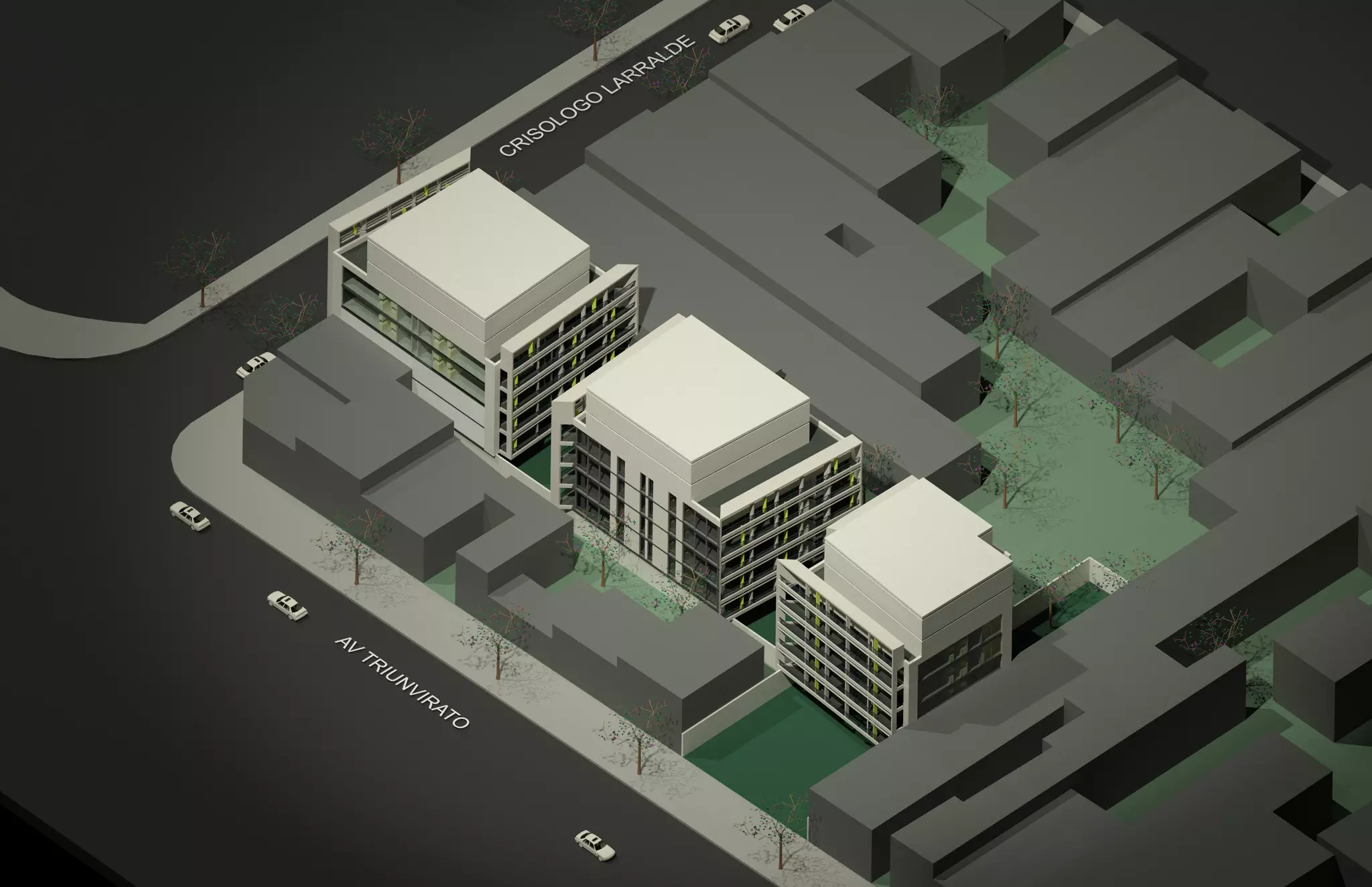 HMCM ARQUITECTURA - DIBUJOS ESPACIALES