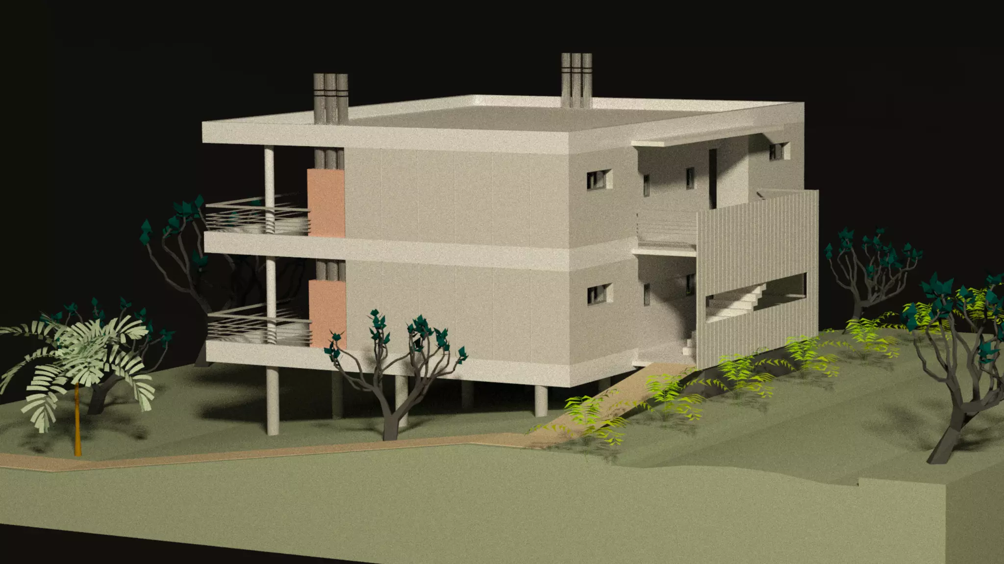 HMCM ARQUITECTURA - DIBUJOS ESPACIALES