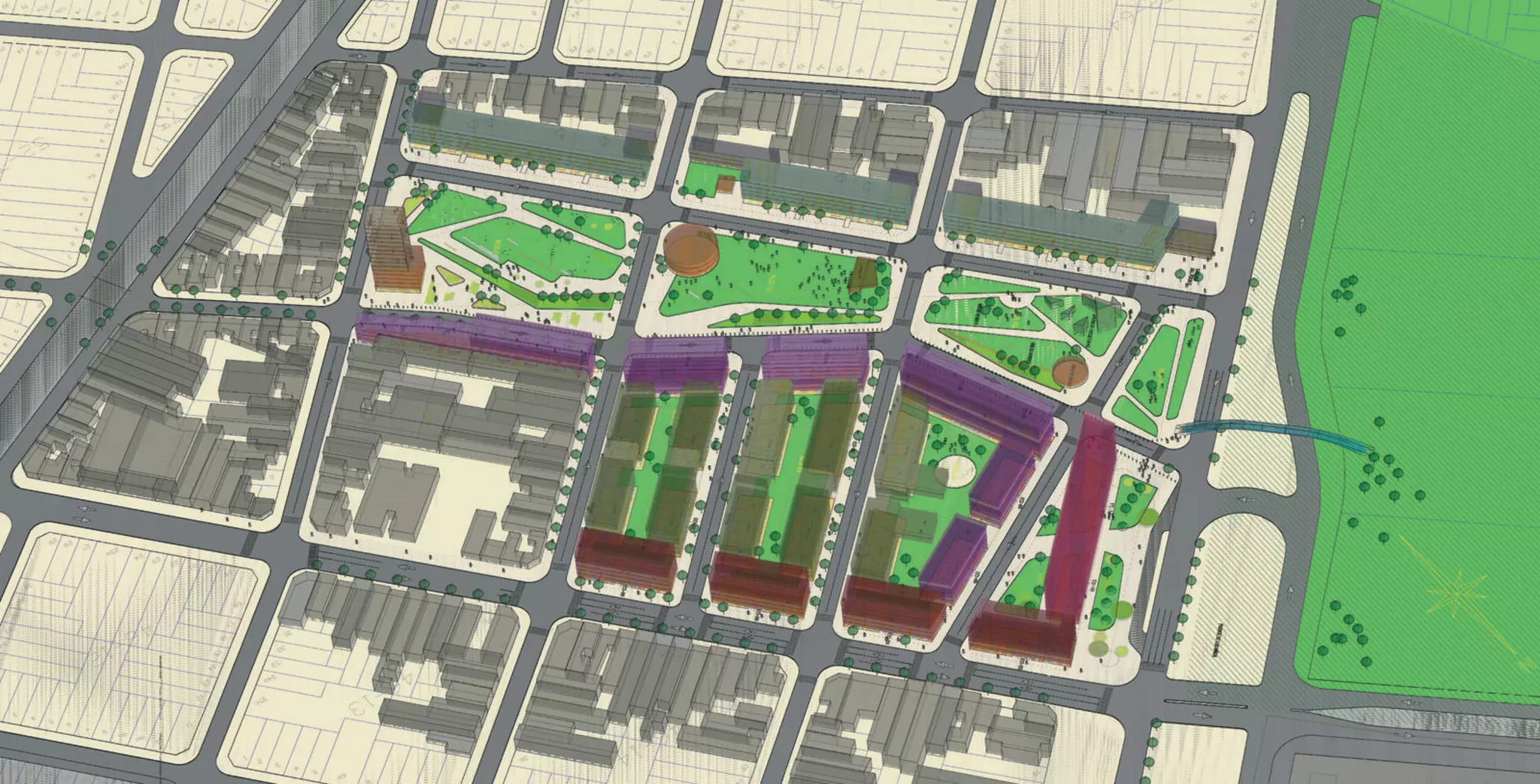 HMCM ARQUITECTURA - DIBUJOS ESPACIALES