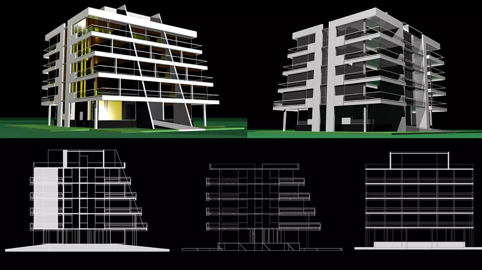 HMCM ARQUITECTURA - DIBUJOS ESPACIALES