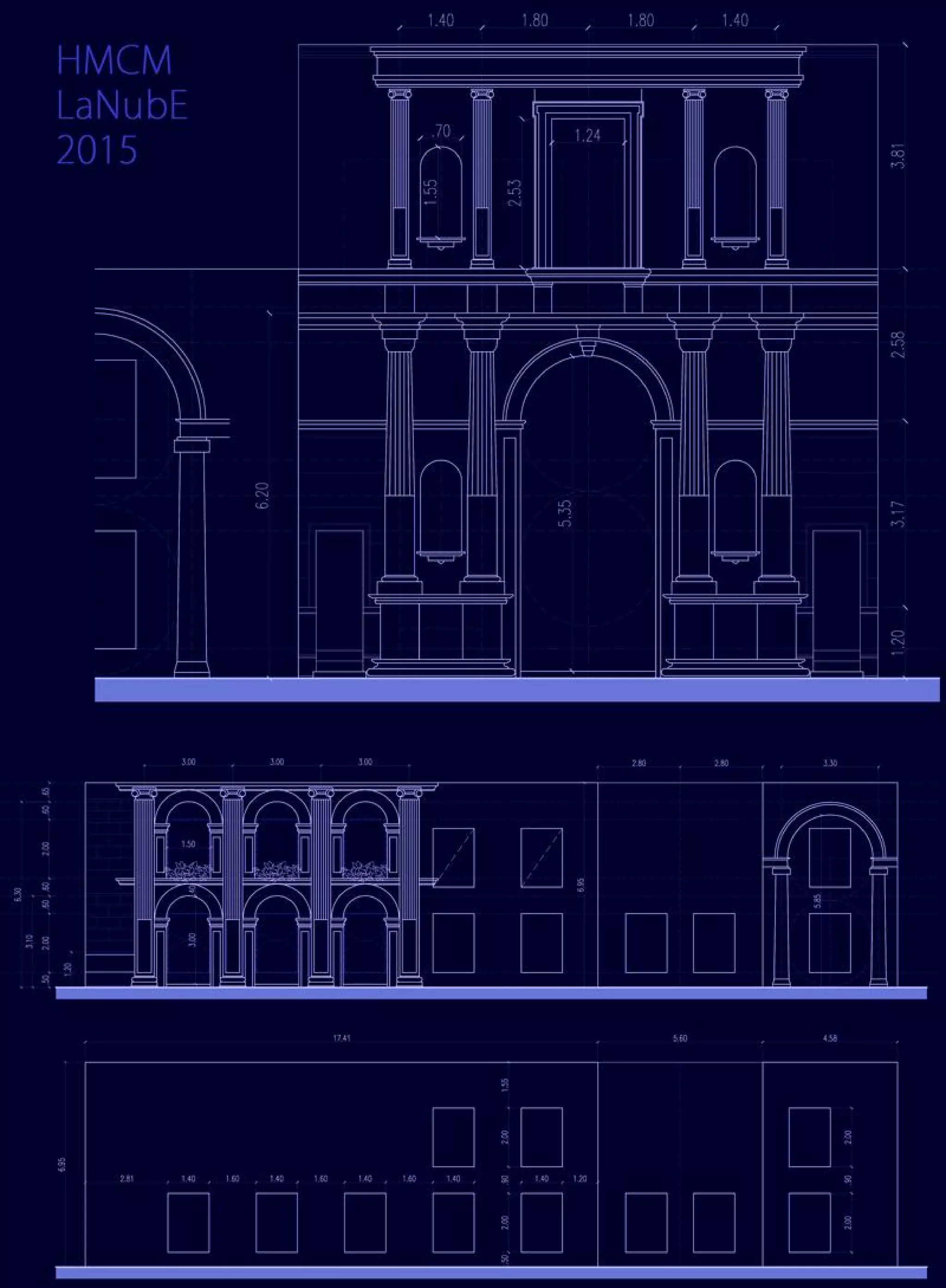 HMCM ARQUITECTURA - DIBUJOS ESPACIALES