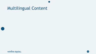 Multilingual Content
50
 