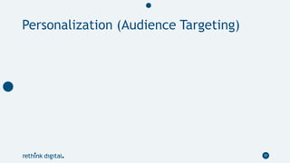 Personalization (Audience Targeting)
57
 