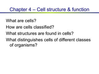 ADVBIOCH5ppt.ppt Cell Structure and Function | PPT