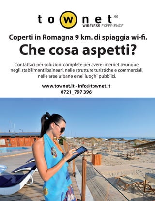 Townet wi-fi in spiaggia - Resto del Carlino 15.7